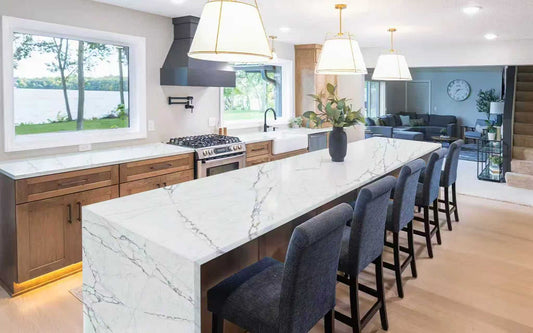 Pearl 2cm Quartz Swirling Fog (PL5987-1) Countertop - Self Pick Up Only