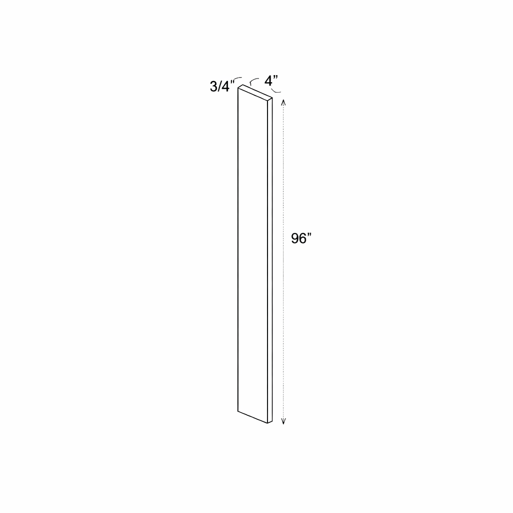 Pearl Natural Shaker FS- 3"W x 40"H-- FS340 4"X 96"