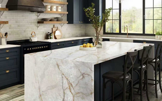 Pearl 2cm Quartz Milano Amber (PL822) Countertop - Self Pick Up Only