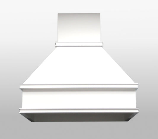 zcbuildingsupplynew Pure White Range Hood Cover-36”
