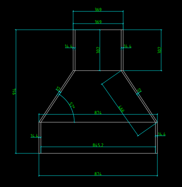 zcbuildingsupplynew Pure White Range Hood Cover-36”