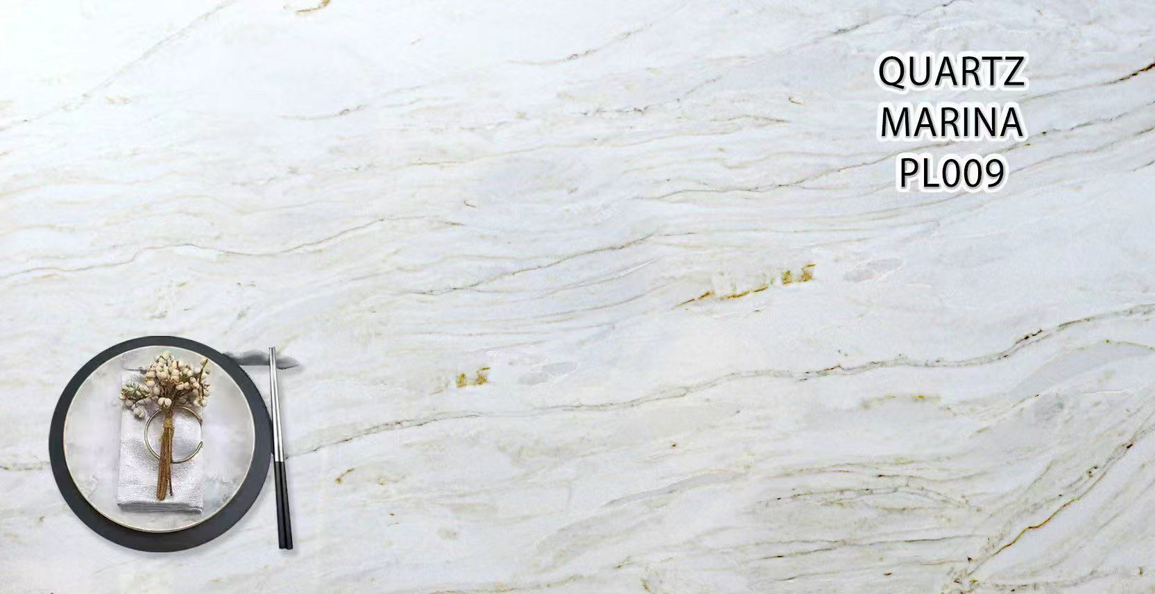 Pearl 2cm Quartz Marina (PL009) Countertop - Self Pick Up Only