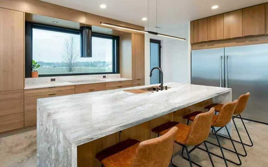 Pearl 2cm Quartz Mountain White (PL2665) Countertop - Self Pick Up Only