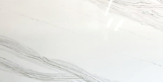 Pearl 2cm Quartz Calacatta Zenith (PL925) Countertop - Self Pick Up Only