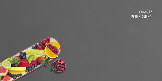 Pearl 2cm/3cm Pure Grey Countertop - Self Pick Up Only