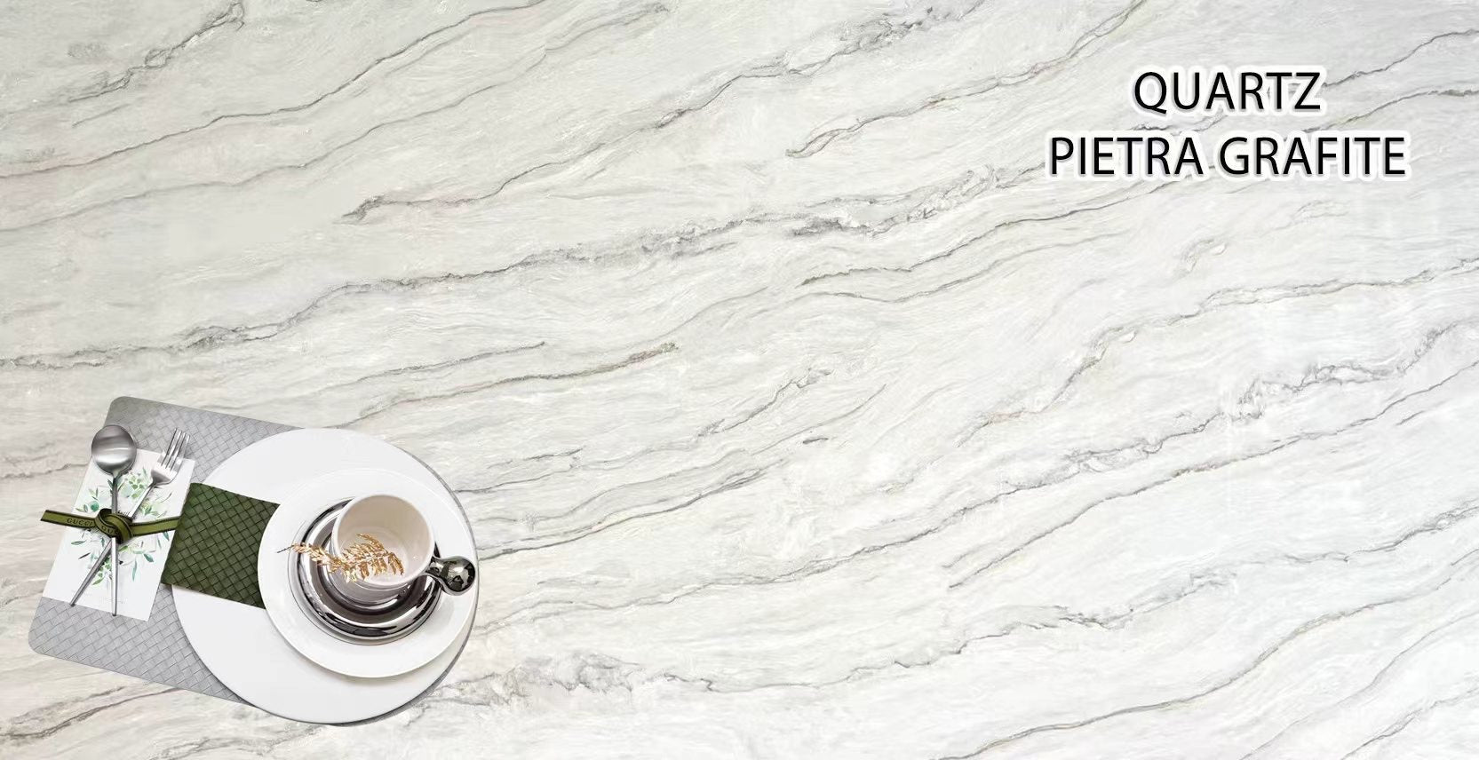 Pearl 2cm/3cm Pietra Grafite Countertop - Self Pick Up Only