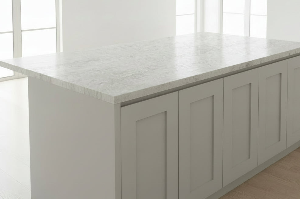 Pearl 3cm Quartz Rolling Fog Countertop - Self Pick Up Only