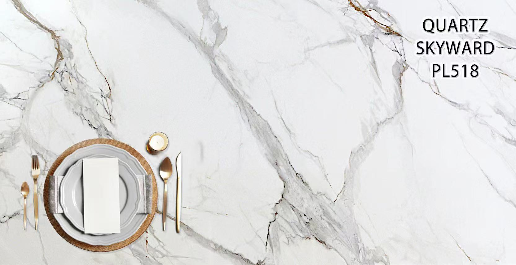 Pearl 2cm Quartz Skyward (PL518) Countertop - Self Pick Up Only