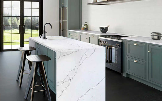 Pearl 3cm Quartz Ventina (PL101) Countertop - Self Pick Up Only