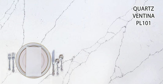 Pearl 3cm Quartz Ventina (PL101) Countertop - Self Pick Up Only