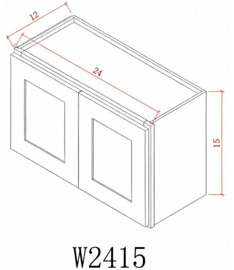 Pearl Wall 24" - Pure White 24 Inches Wall Cabinet