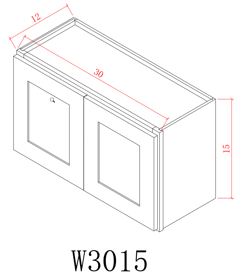 Pearl Wall 30" - Pure White 30 Inches Wall Stove Cabinet