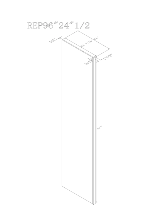 Pearl Pure White Refrigerator Panel