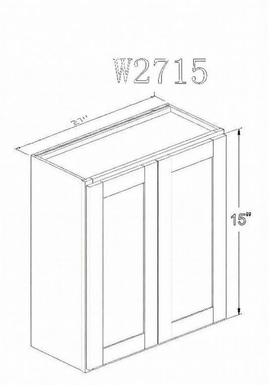 Pearl Wall 27" - Pure White 27 Inches Wall Cabinet